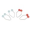 2 Pair Dimple Trainer Piercing Free Easy To Wear Enhanced