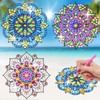 BSRESIN BSRESIN Diamond Art Stained Glass Window Clings with Diamond