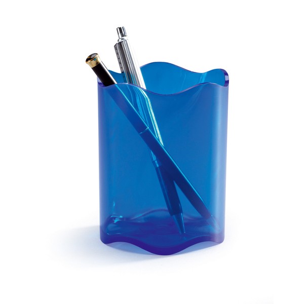 Durable Trend Pen Pot Plastic - Translucent Blue Ref 1701235540
