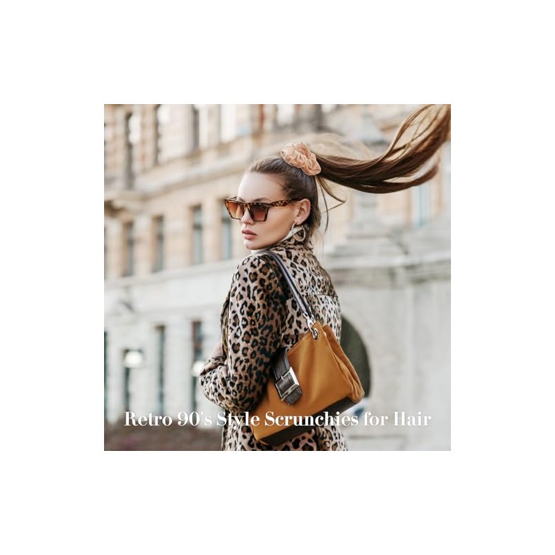 Lolalet Scrunchies Velvet Gomas para el Pelo
