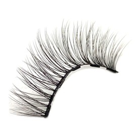 Faux Mink Magnetic Eyelashes Natural Lash, Single Lash for Use with Magnetic Eyeliner, 5 Magnet False Eyelashes Magnetic Lashes Natural Look (Lashes only)