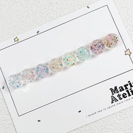 Marizel Marie’s Atelier Marigel Glitter Fairy Gel Nail Set of 8 / 마리의 아틀리에 마리젤 글리터 페어리 젤네일 8종 세트