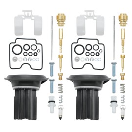 Anxingo 2Pcs Carburetor Repair Kits Diaphragm Replacement for Yamaha XVS1100 1999-2007 V-Star XVS 1100