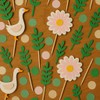 Silly Goose Cupcake Toppers – 12 Pack Multilayer Cardstock Decorations