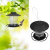 Bird Feeder 1L Durable ABS Easy Filling Transparent Container Portable