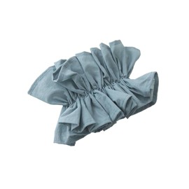 [ヴァンテーヌ] VINGTAINE フリルバレッタ ヘアアクセサリー エレガント 大ぶり ニュアンスカラー 大人カジュアル レディース H7893-BL-