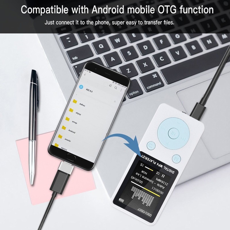 Matte 1.8 Inch MP3 MP4 Music Player FM Recorder Non