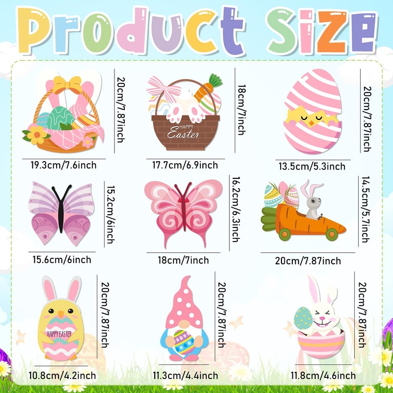 Easter Decorations for Home Happy Easter Banner