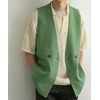 Sense of Place AA26-17A008 Men's Double Tailored Vest, green