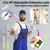 37 PCS Paint Roller Kit with Extension Pole 2 to