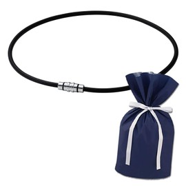 Colantotte Magnetic Necklace, Colantotte Necklace, Crest Smart Limited Gift Set (Premium Silver, L Size, Approx. 19.7 inches (50 cm), Father's Day Gift