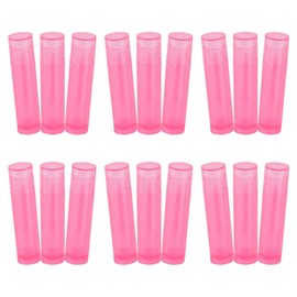 Ciieeo - 30 tubos vacíos para bálsamo labial de PE rosa de 5 g recargables