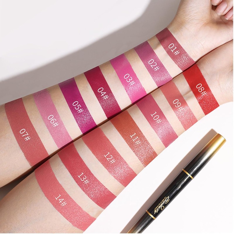 Lápiz Labial Y Delineador de Labios de Doble Punta 2