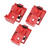 3Pcs/Set Large Clamp On Circuit Breaker Lockout Device Temperature Resistance