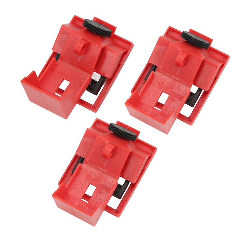 3Pcs/Set Large Clamp On Circuit Breaker Lockout Device Temperature Resistance
