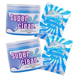 VERALY.MX Pack Slime Limpieza Superficies Multi Uso Alta Calidad Gel limpieza para herramientas de detallado de automóvil limpiador de teclado polvo automotriz ventilación de aire detalles interiores