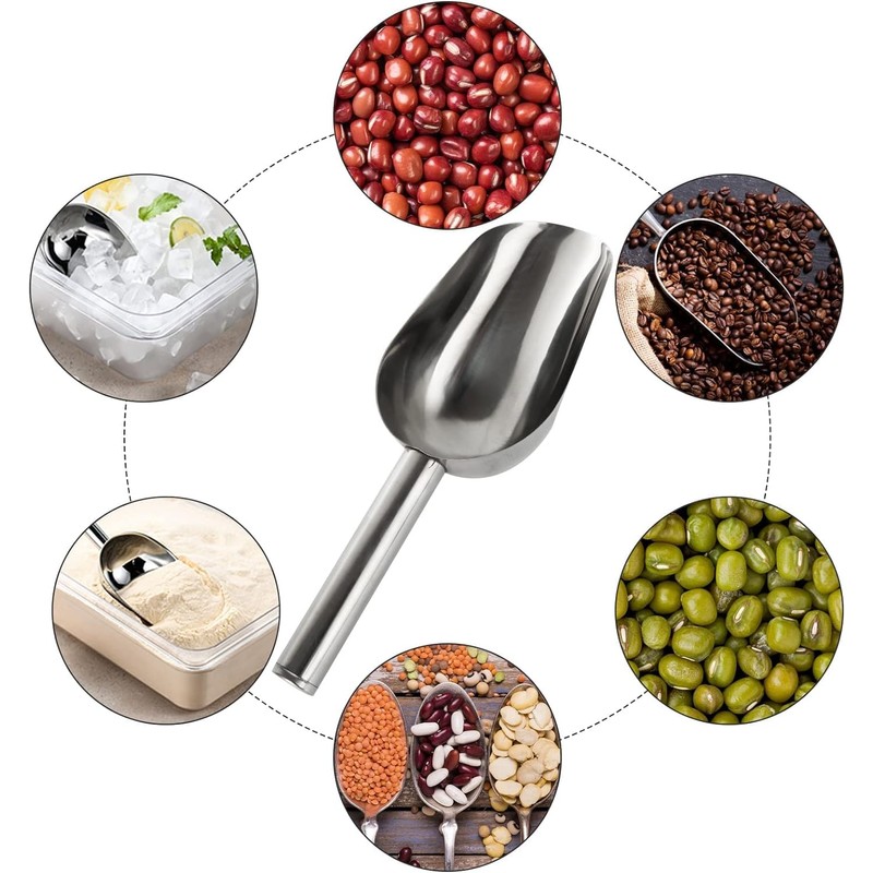 Space Home - Ice Scoop - 2 Piece Set Stainless