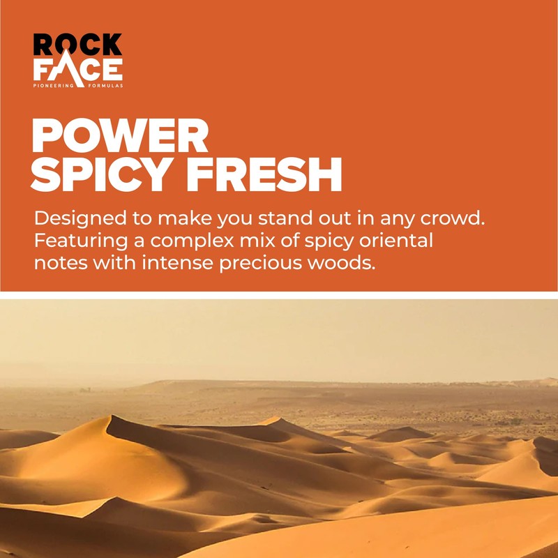 Rock Face Power Antiperspirant for Men 200ml | Spicy Fresh
