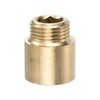 PATIKIL Shower Head Extension Arm, 2 Pack Brass G1/2 Male