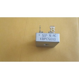 General Semiconductor 1Pcs 1000V 50A Metal Case Single Phase Diode Bridge Rectifier KBPC5010