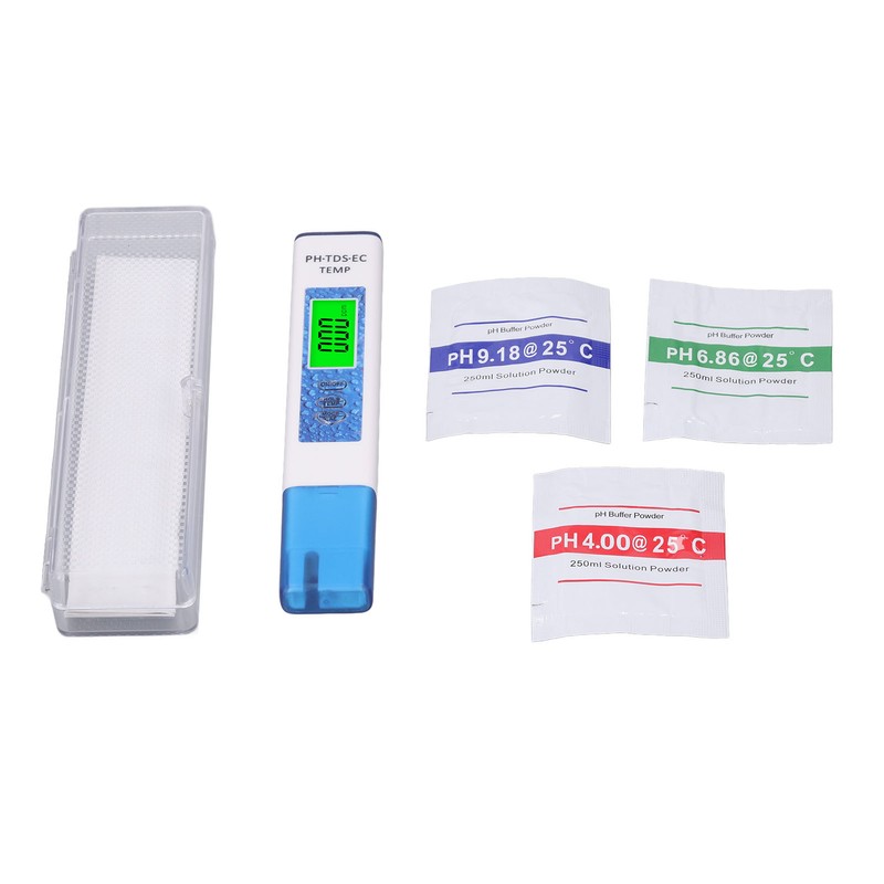 Water Quality Tester 4 in 1 PH EC TDS TEMP