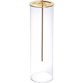 DANNY LIB Incense Holder Glass Ash Proof Incense Holder Scandinavian Interior Modern Simple Gift Gift (Gold)