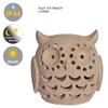 Solar Light LED Outdoor Garden Light Lamp Owl Height 16
