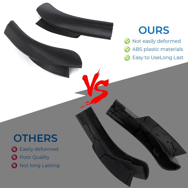 Front Roof Rain Drip Rail Finisher Left & Right Set
