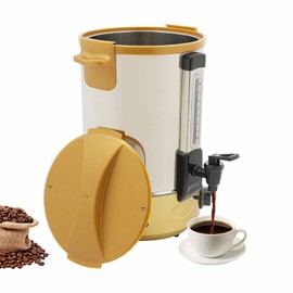 Commercial Coffee Maker 3.43 Gal- 65 Cup Coffee Percolator With Adjustable Temperature Hot Drink Machine Quick Brewing Coffee Urn With Keep-Warm Mode For Events & Catering Beverage Dispenser