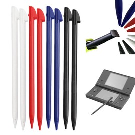 DS Stylus - Stylus for NDS, DS Lite, DSL, NDSL, 8 Pack Plastic Pens (2 Black, 2 White, 2 Pink, 2 Blue), Precise and Durable Touch Screen Game Accessories