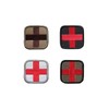 YFFSFDC 4 Piece Set Medic Cross Embroidery Velcro Tape Patch