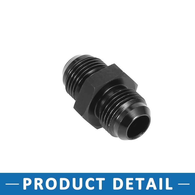 A ABSOPRO AN8 to AN8 Male Hose Fitting Adapter Aluminum