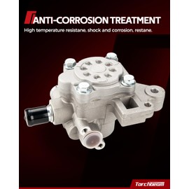 Torchbeam Power Steering Pump Compatible with 2004-2006 Altima 2.5L, 2004-2006 Sentra 2.5L, Replace 21-5450, 215450, 491106Z700, 6110PX, Power Assist Pump