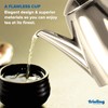 Frieling Tetera de acero inoxidable 18/8 con infusor, calentador de
