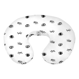 Nap - Cojín De Lactancia Con Funda Desmontable 100% Algodón Color Ojitos