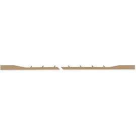 Pegas Modified Geometry Scroll Saw Blades - 3R - 12.4tpi (Pkt 12)