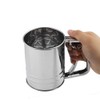 Flour Sifter Stainless Steel Manual Flour Sifter Sieve Fine Mesh