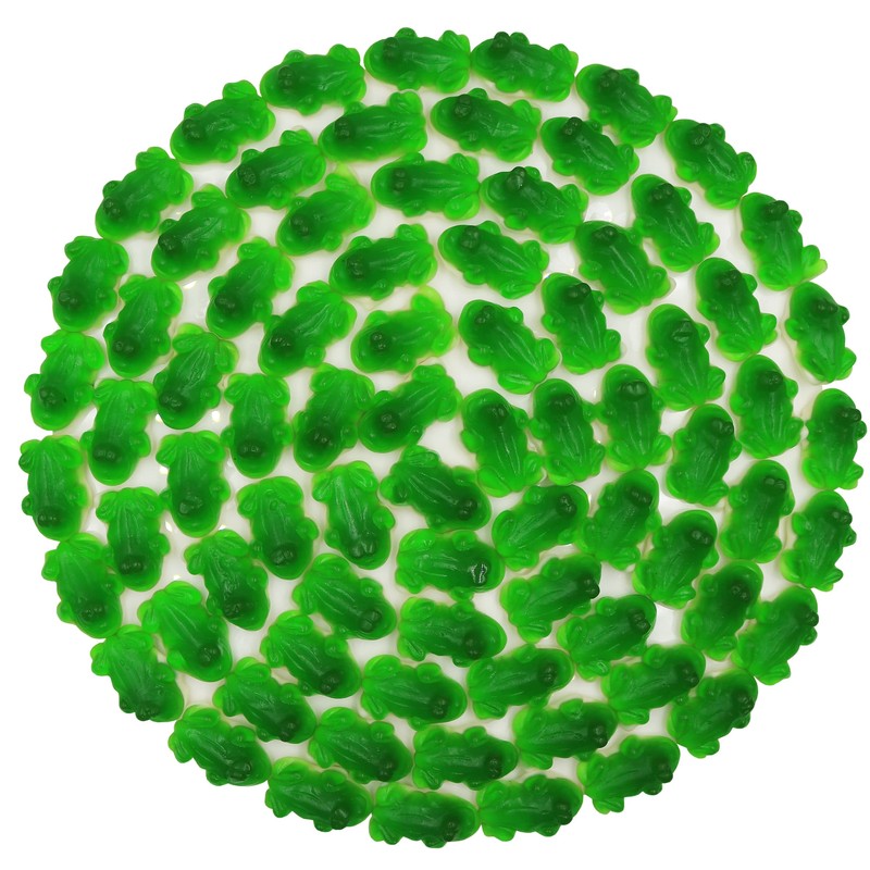 FirstChoiceCandy Gummy Frogs (Green Frogs, 2 Pound)