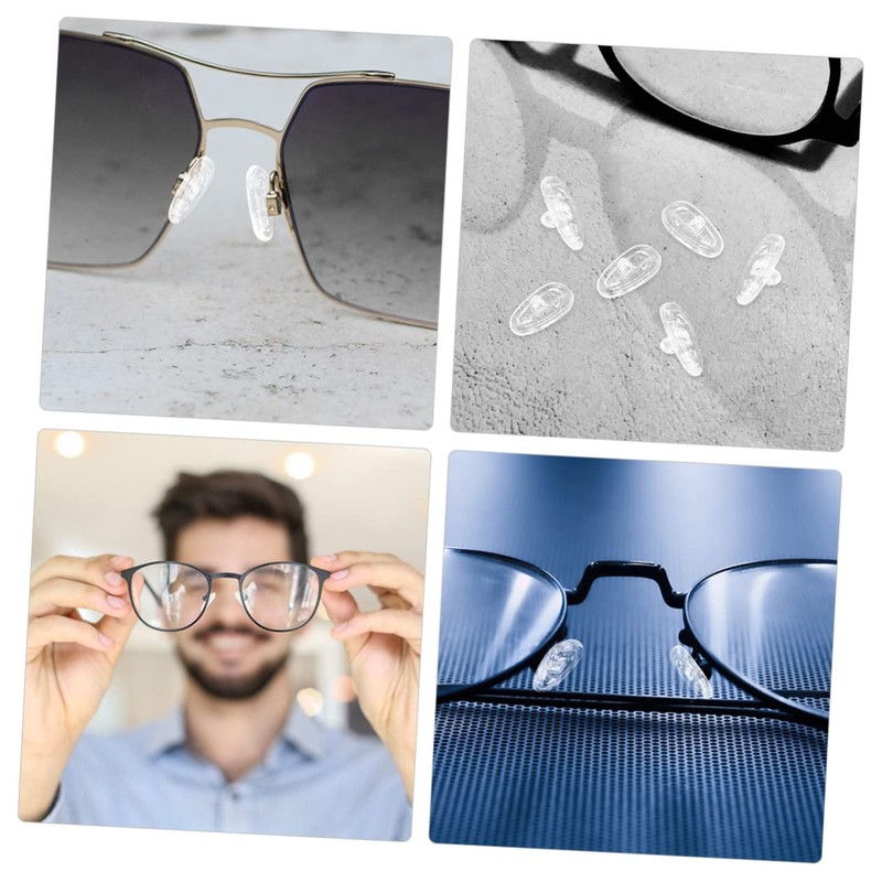 NOLITOY 40pairs Non- Nose Pads for Glasses Comfortable Eyeglass Nose