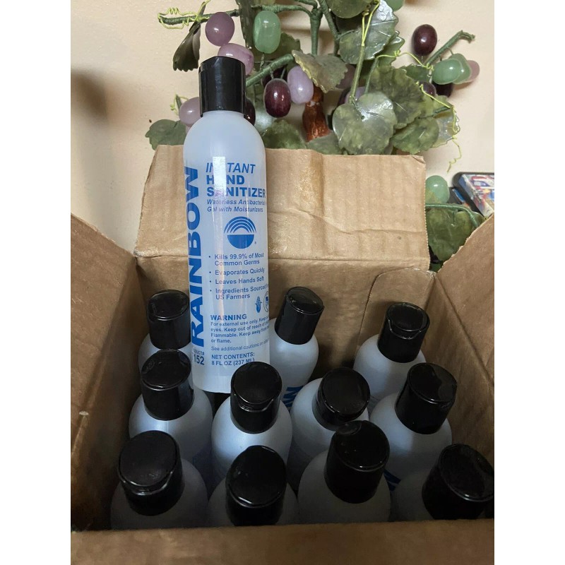 Rainbow 1x Hand Sanitizer Rainbow Instant Hand Sanitizing Gel 8FL