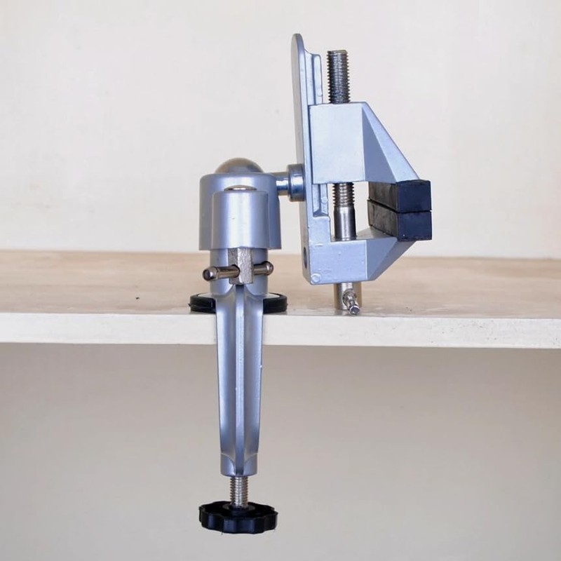 ZONADA 360° Rotating Table Bench Vise Aluminum Clamp for Hobby