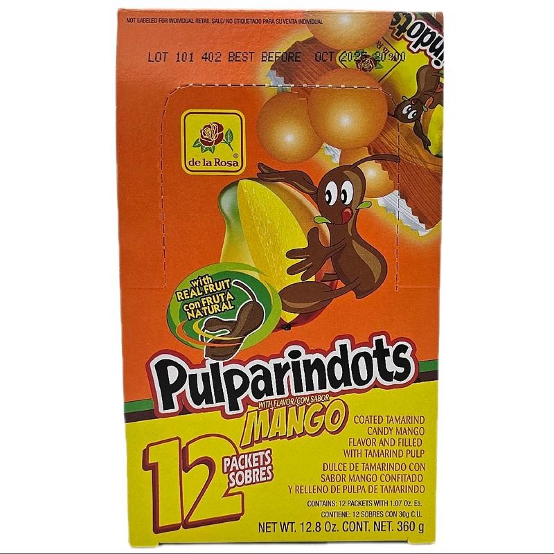 Pulparindots - coated tamarind candy filled with hot and salted