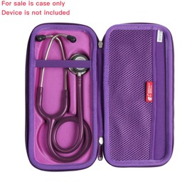 Hermitshell Dedicated Protective Storage Case for Littman Stesoscope Classic III Stethoscope (Purple) (Case Only)