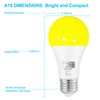 Qualilux Dusk to Dawn Light Bulbs, Auto On/Off Light Sensing