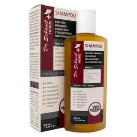 DR. SCHAVIT Herbs+ Herbal Shampoo for Dry, Damaged, Chemically Straightened, Heat-treated Hair 9.13 fl.oz