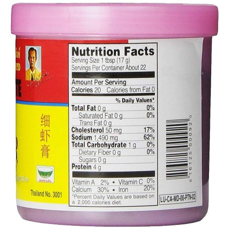 Pantai Norasingh Brand Shrimp Paste, 13oz (370g)