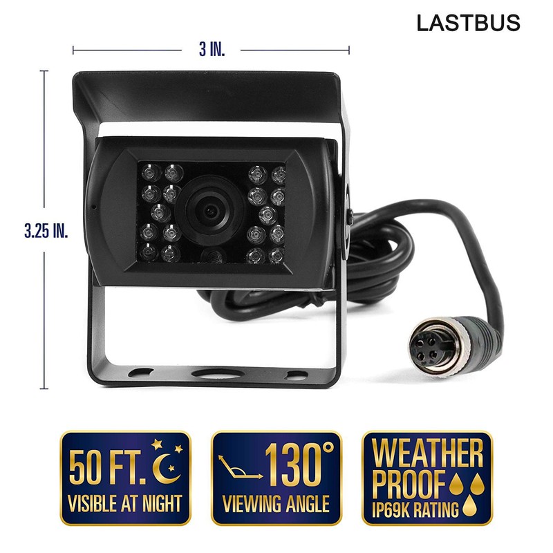 Backup Camera, Reversing Camera, Waterproof Night Vision Wide View Angle