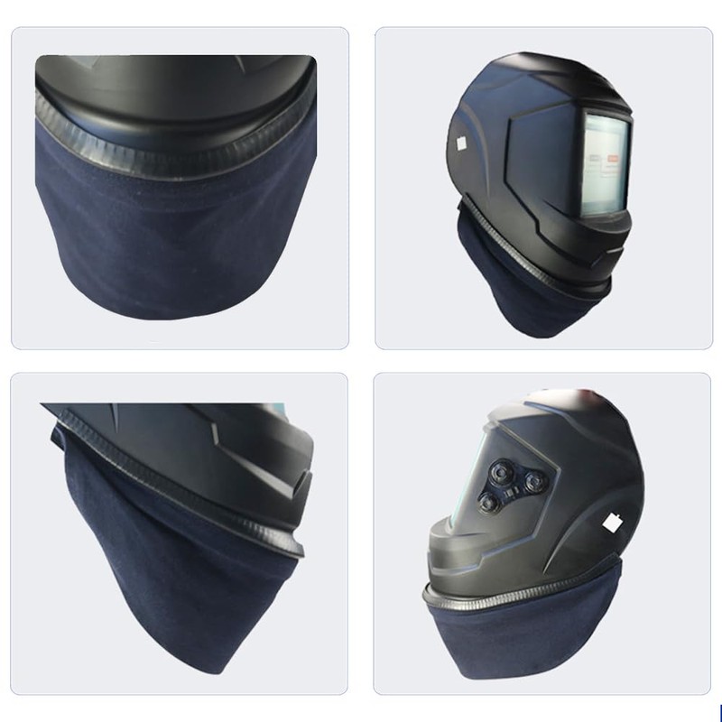 Welding Helmet Bib Split Helmet Bib with Press Fit Gasket
