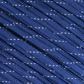 Fluorescent Reflective 550 Type III Guyline Tent Rope Camping Survival Cord High-Visibility Paracord- Rot and UV Fade Resistant - Multiple Colors - Multiple Sizes