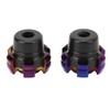 Pair of Motorcycle Wheel Front Fork Frame Slider Aluminum Alloy